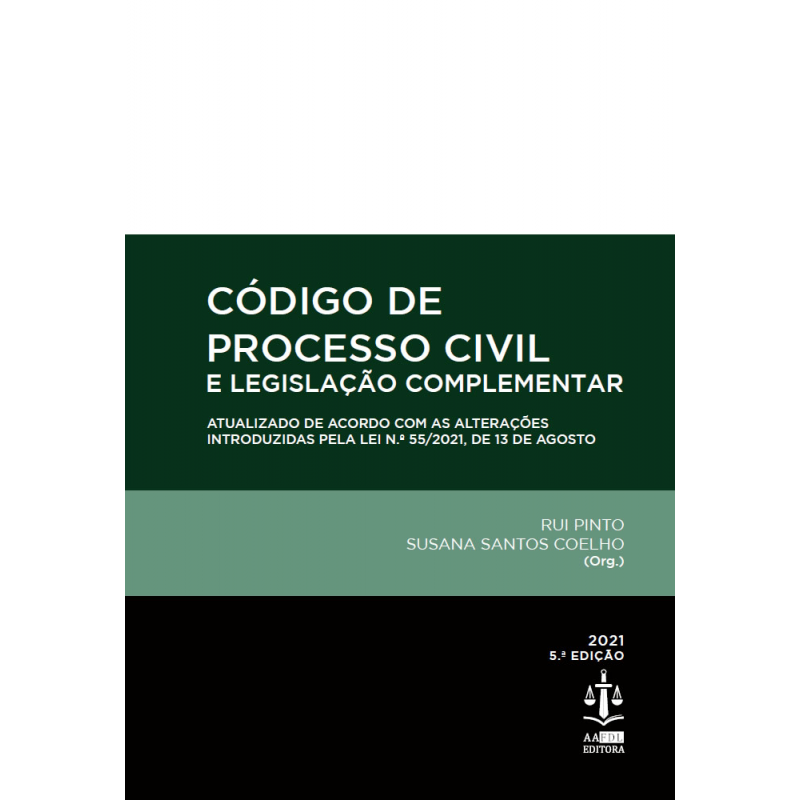 Código de Processo Civil e Legislação Complementar 5.ª Edição (Descontinuado)