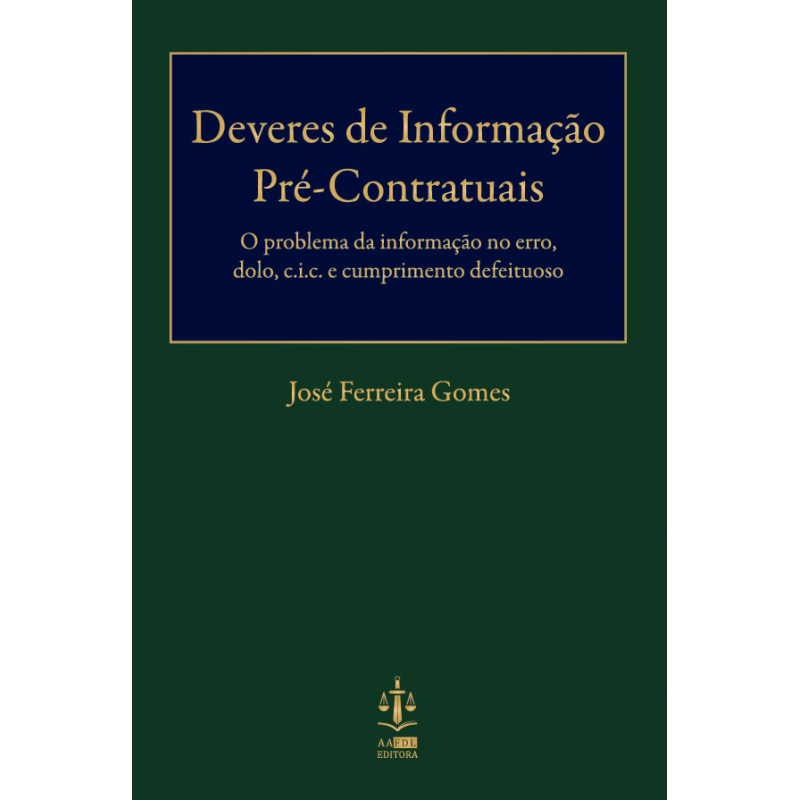 Deveres de Informação Pré-Contratuais