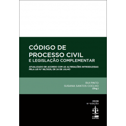 Código de Processo Civil e Legislação Complementar 9.ª Edição