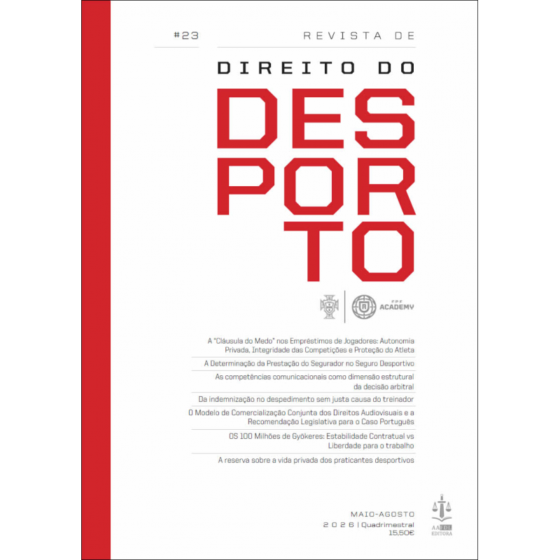 Revista de Direito do Desporto Ano VIII N.º 23