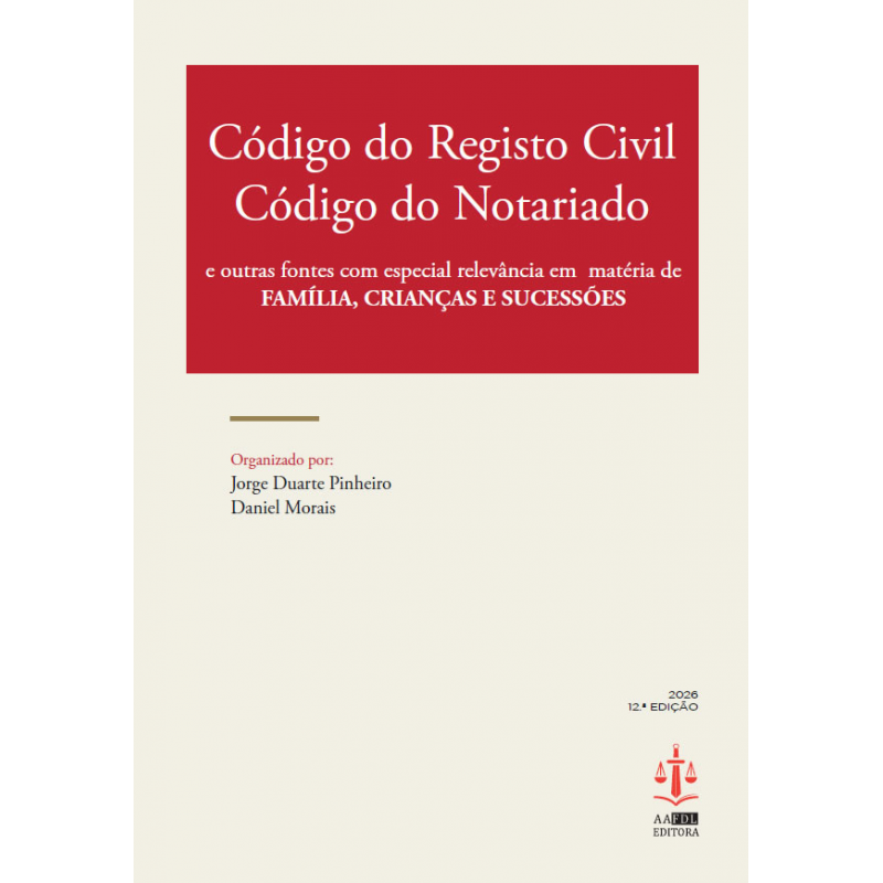 Código do Registo Civil | Código do Notariado 12.ª Edição